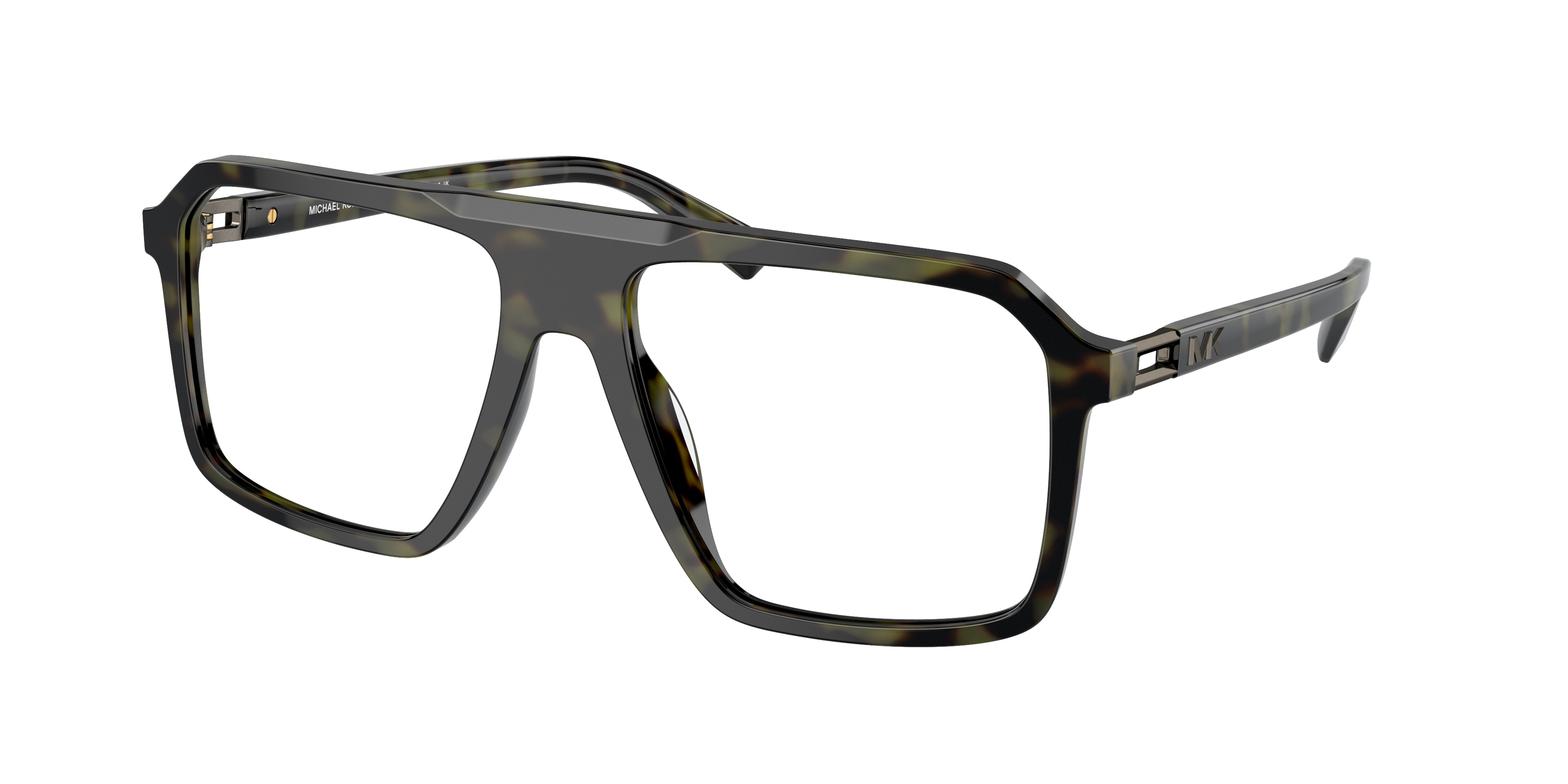 Michael Kors Herren MK4123U Montreux 3943 Optische Fassungen Acetat GrüN Transparent Quadratisch Normal-image